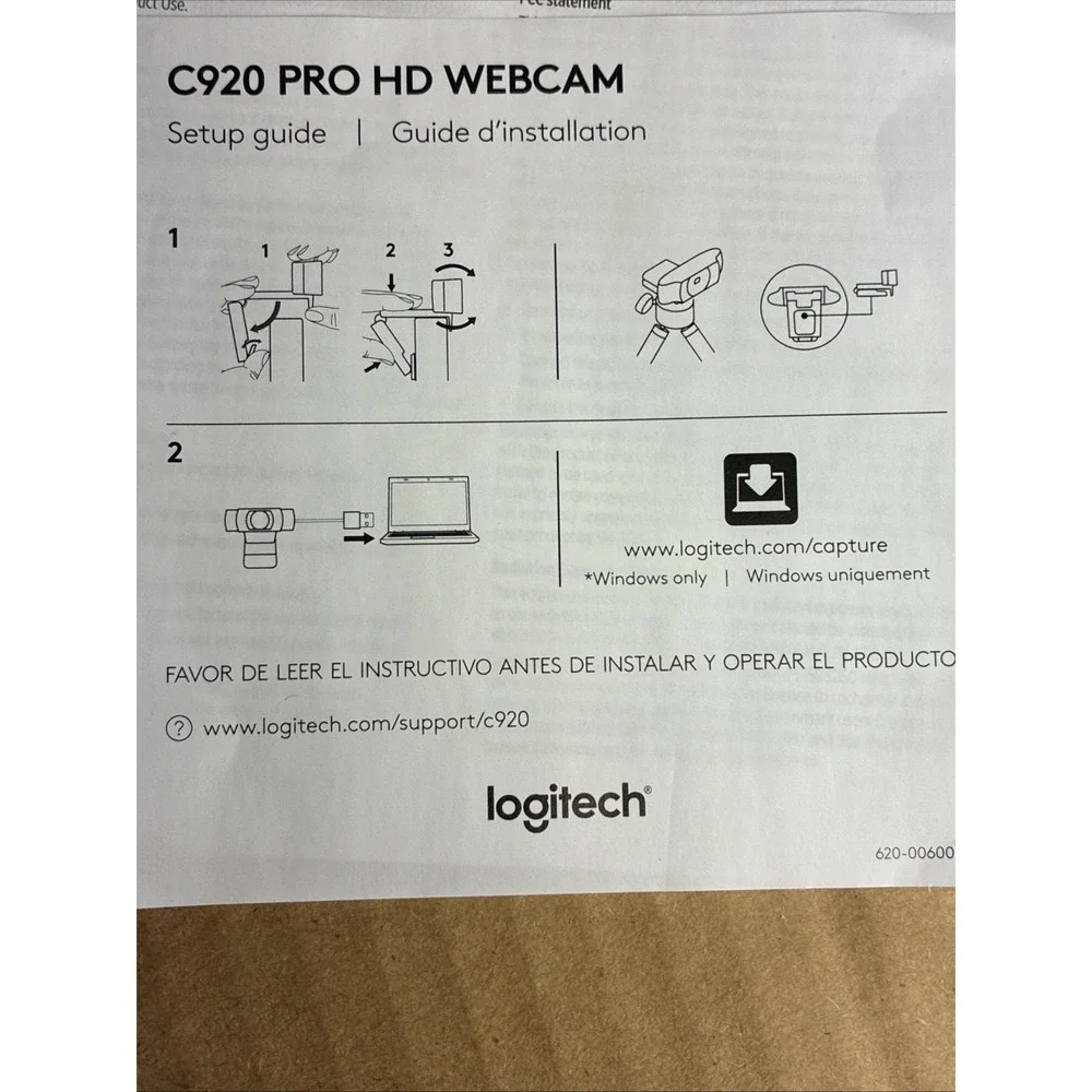 Logitech C920‎ PRO HD Webcam For Windows and Mac
